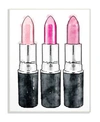 Stupell Industries Three Pink Lipsticks Art Collection In Multi