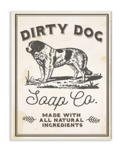 Stupell Industries Dirty Dog Soap Co Vintage Inspired Sign Art Collection In Multi