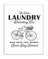 STUPELL INDUSTRIES OLDE LAUNDRY DELIVERY CO VINTAGE INSPIRED BIKE ART COLLECTION