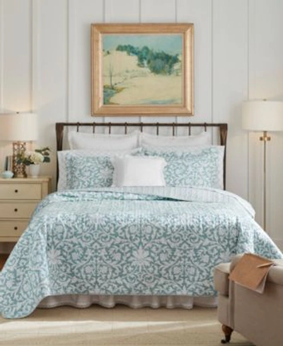Laura Ashley Mia Quilt Sets Bedding In Soft Blue