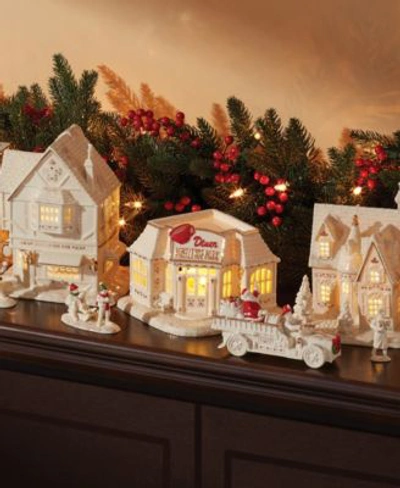 Lenox Mistletoe Park Figurine Collection Created For Macys In Multi And Ivory