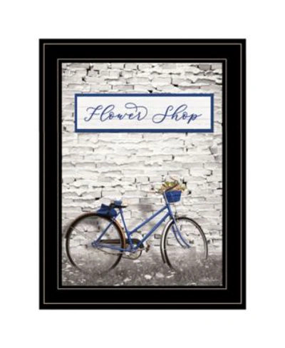 Trendy Decor 4u Flower Shop Bicycle By Lori Deiter Ready To Hang Framed Print Collection In Multi
