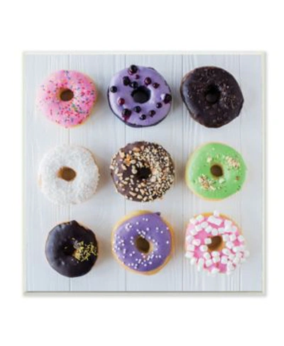 Stupell Industries Colorful Donut Grid Wall Art Collection In Multi