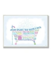 STUPELL INDUSTRIES HOME DECOR SPLISH SPLASH TYPOGRAPHY BATHROOM ART COLLECTION