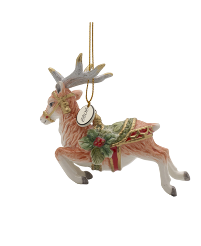 Fitz And Floyd Holiday Home 2022 Deer Ornament In Assorted