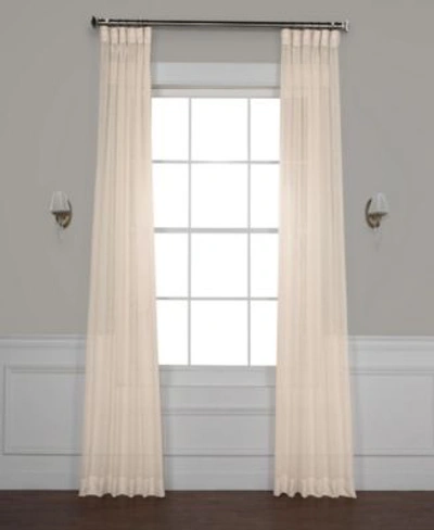 Exclusive Fabrics & Furnishings Exclusive Fabrics Furnishings Sheer Curtain Panels In Natural