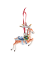 FITZ AND FLOYD FITZ AND FLOYD HOLIDAY HOME 2022 DEER ORNAMENT