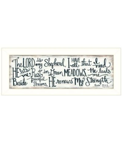 Trendy Decor 4u The Lord Is My Shepherd By Annie Lapoint Ready To Hang Framed Print Collection In Multi