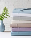 MADISON PARK PEACHED COTTON PERCALE SHEET SETS