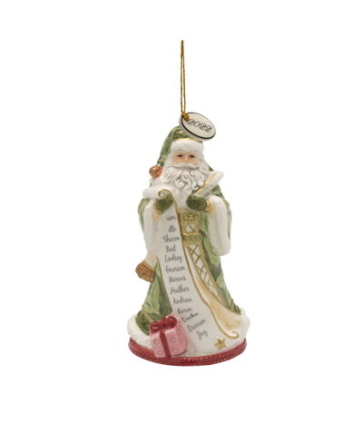 Fitz And Floyd Holiday Home 2022 Santa Bell In Assorted
