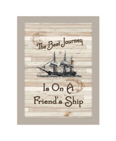 Trendy Decor 4u Friendship Journey By Millwork Engineering Ready To Hang Framed Print Collection In Multi