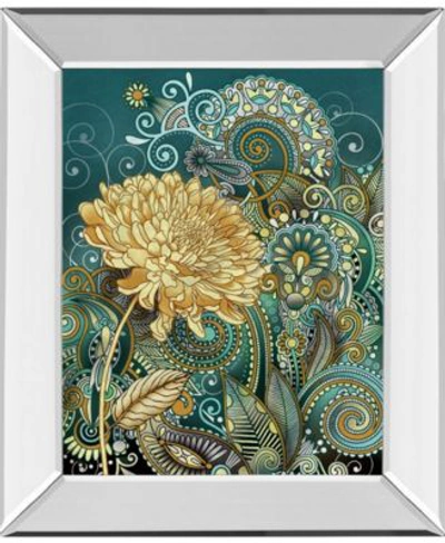 Classy Art Inspired Blooms By Conrad Knutsen Mirror Framed Print Wall Art Collection In Green