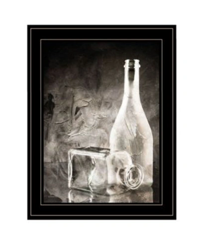 Trendy Decor 4u Moody Gray Glassware Still Life By Bluebird Barn Ready To Hang Framed Print Collection In Multi