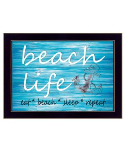 Trendy Decor 4u Beach Life By Cindy Jacobs Printed Wall Art Ready To Hang Collection In Multi