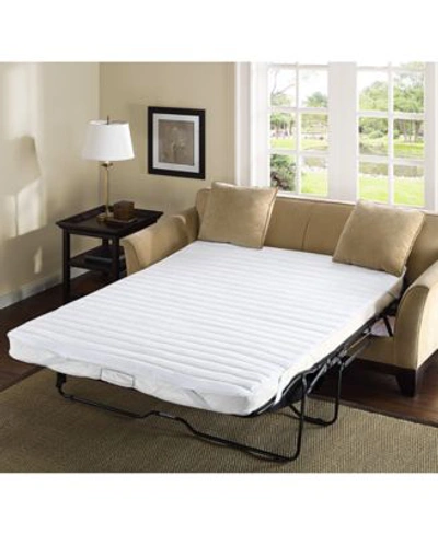 Madison Park Frisco Quilted Waterproof Microfiber Sofabed Mattress Pads In White