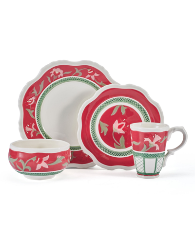 Fitz And Floyd 16 Piece Dinnerware Set In Assorted