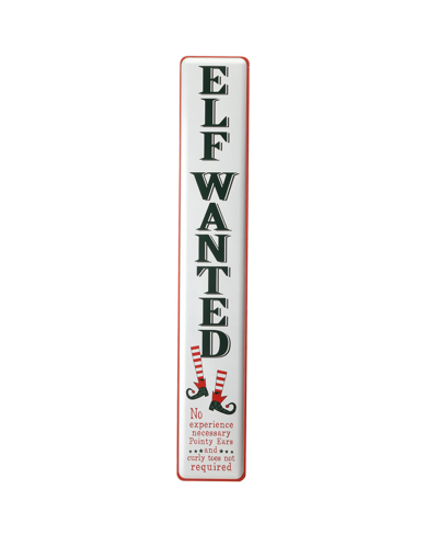 National Tree Company 47" Elf Wanted Wall Sign In White