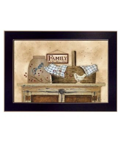 Trendy Decor 4u Family Still Life By Linda Spivey Printed Wall Art Ready To Hang Black Frame Collection In Multi