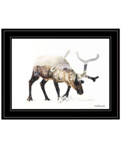 Trendy Decor 4u Arctic Reindeer By Andreas Lie Ready To Hang Framed Print Collection In Multi