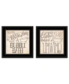 Trendy Decor 4u Soak Unwind 2 Piece Vignette By Deb Strain Collection In Multi