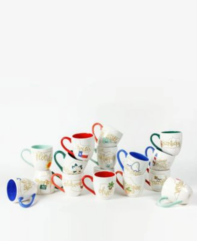 Happy Everything By Laura Johnson Motif Mug Collection In White