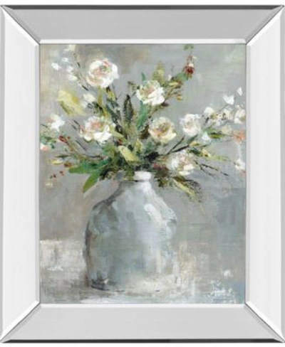 Classy Art Country Bouquet By Carol Robinson Mirror Framed Print Wall Art Collection In Gray