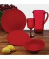 CERTIFIED INTERNATIONAL RUBY MELAMINE DINNERWARE