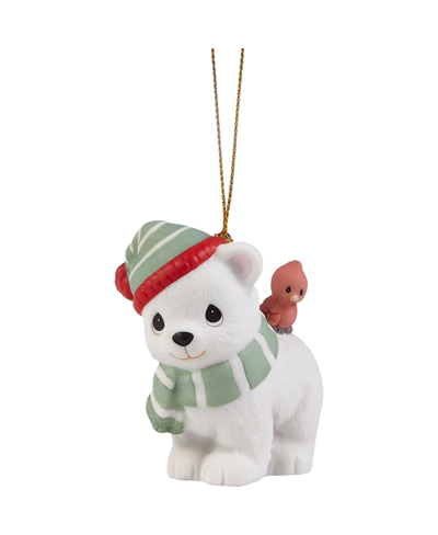 Precious Moments 221023 Brrr-y Christmas To You Porcelain Ornament In Multicolor