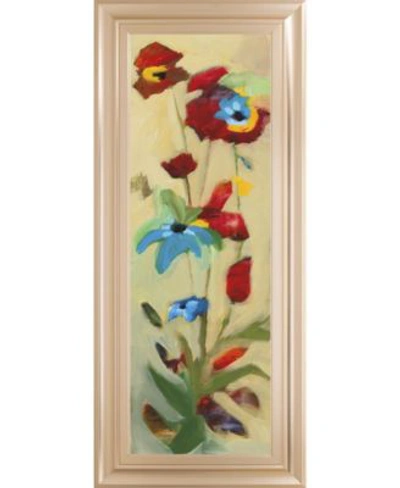 Classy Art Wildflower By Jennifer Zybala Framed Print Wall Art Collection In Red