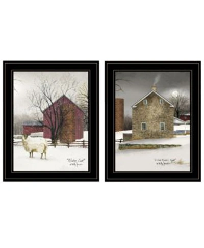 Trendy Decor 4u Cold Winter 2 Piece Vignette By Billy Jacobs Frame Collection In Multi