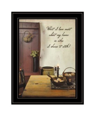 Trendy Decor 4u What I Love Most By Susan Boyer Ready To Hang Framed Print Collection In Multi