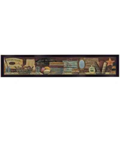 Trendy Decor 4u Country Bath Shelf By Pam Britton Ready To Hang Framed Print Collection In Multi
