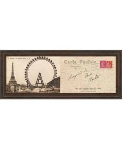 Classy Art Lettre De Paris By Wild Apple Graphics Framed Print Wall Art Collection In Tan