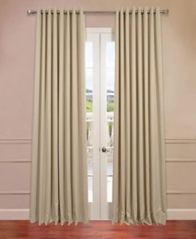 Exclusive Fabrics & Furnishings Exclusive Fabrics Furnishings Blackout Grommet Extra Wide Panels In Natural