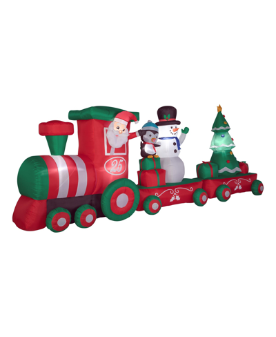 National Tree Company 16' Inflatable Holiday Train In Red