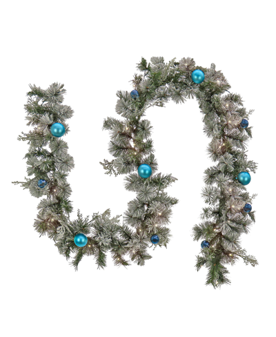 National Tree Company 9' Tinkham Pine Garland With Led Lights In Green