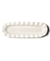 Coton Colors Signature White Ruffle Skinny Tray In White