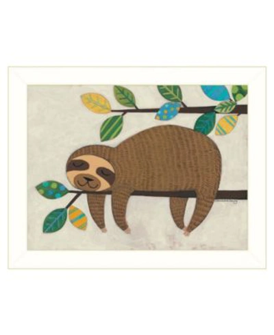 Trendy Decor 4u Hanging Sloth I By Bernadette Deming Ready To Hang Framed Print Collection In Multi