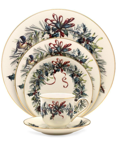 Lenox Winter Greetings 5-piece Place Setting In Multicolor