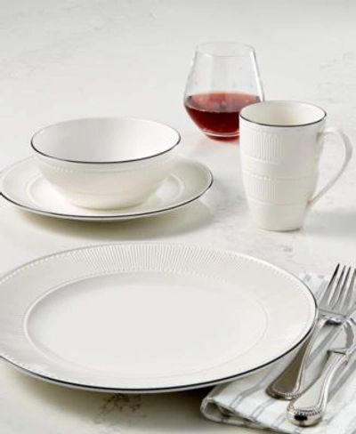 Kate Spade York Ave Dinnerware Collection In White