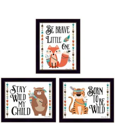 Trendy Decor 4u Be Brave Little One Collection By Susan Boyer Printed Wall Art Ready To Hang Collection In Multi
