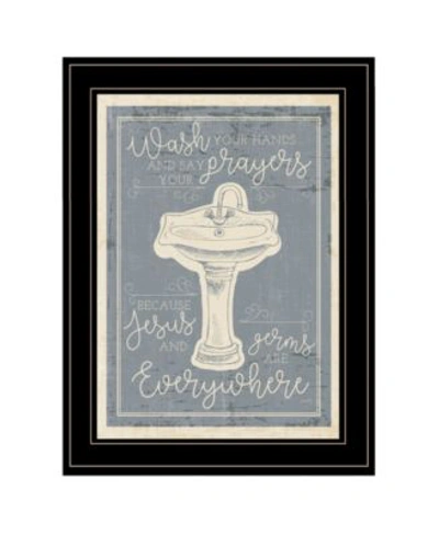 Trendy Decor 4u Wash Your Hands By Misty Michelle Ready To Hang Framed Print Collection In Multi