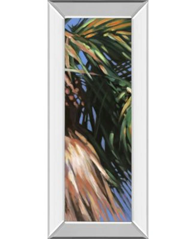 Classy Art Wild Palm By Suzanne Wilkins Mirror Framed Print Wall Art Collection In Green