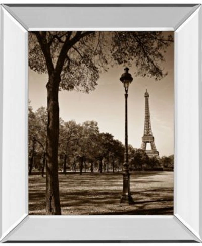 Classy Art An Afternoon Stroll Pari By Maihara J. Mirror Framed Print Wall Art Collection In Black