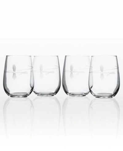 Rolf Glass Fly Fishing Set Of 4 Glasses Collection