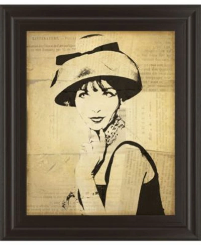 Classy Art Fashion News By Wild Apple Graphics Framed Print Wall Art Collection In Gold