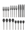 Oneida Chef's Table Black 20 Piece Everyday Flatware Set, Service For 4 In Metallic And Stainless