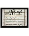 TRENDY DECOR 4U OUR HOUSE IS LIVED IN BY CINDY JACOBS READY TO HANG FRAMED PRINT COLLECTION
