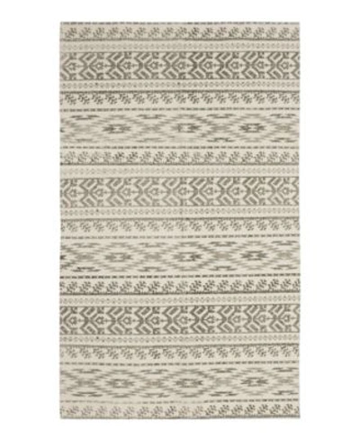French Connection Gabi Stonewash Printed Cotton Accent Rug Collection Bedding In Natural