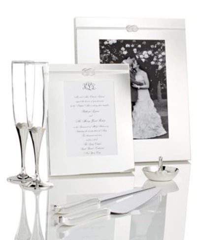Vera Wang Wedgwood Infinity Gifts Collection In Silver